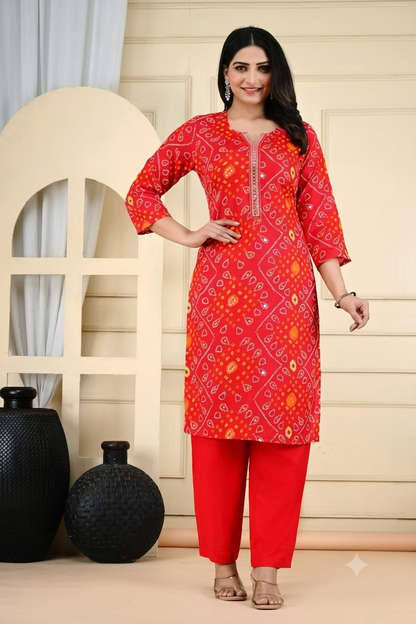 Latest Stylish Beautiful Kurta with Pant Set