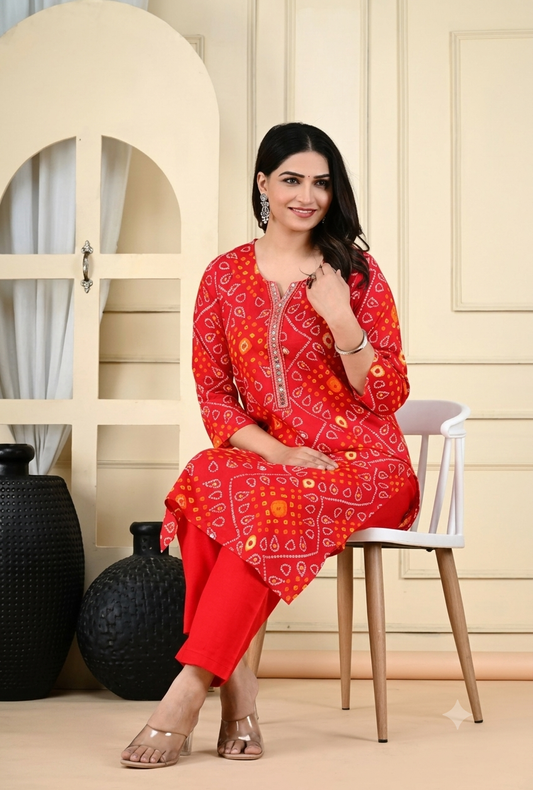 Latest Stylish Beautiful Kurta with Pant Set